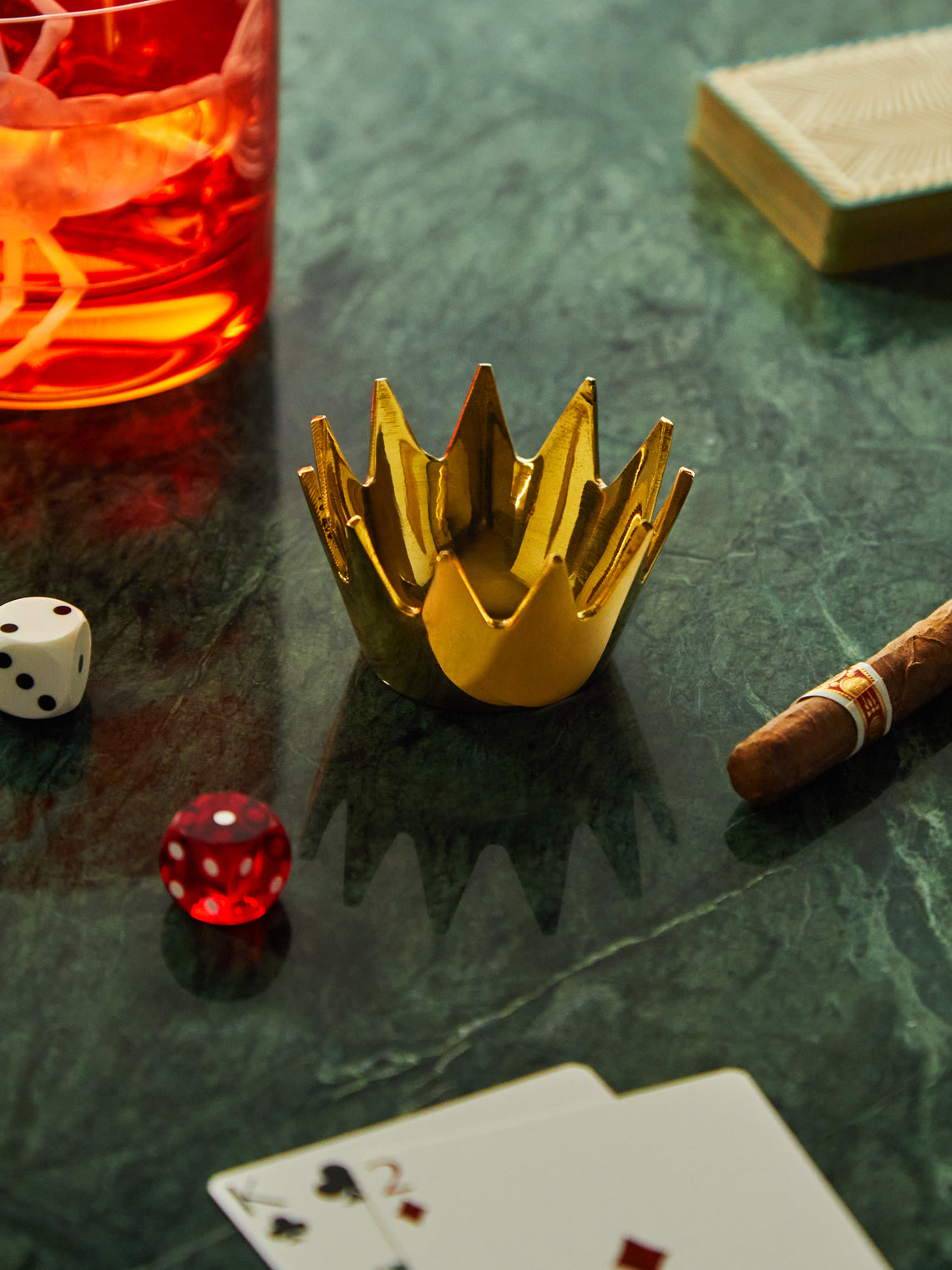 Carl Auböck - Crown Brass Ashtray -  - ABASK
