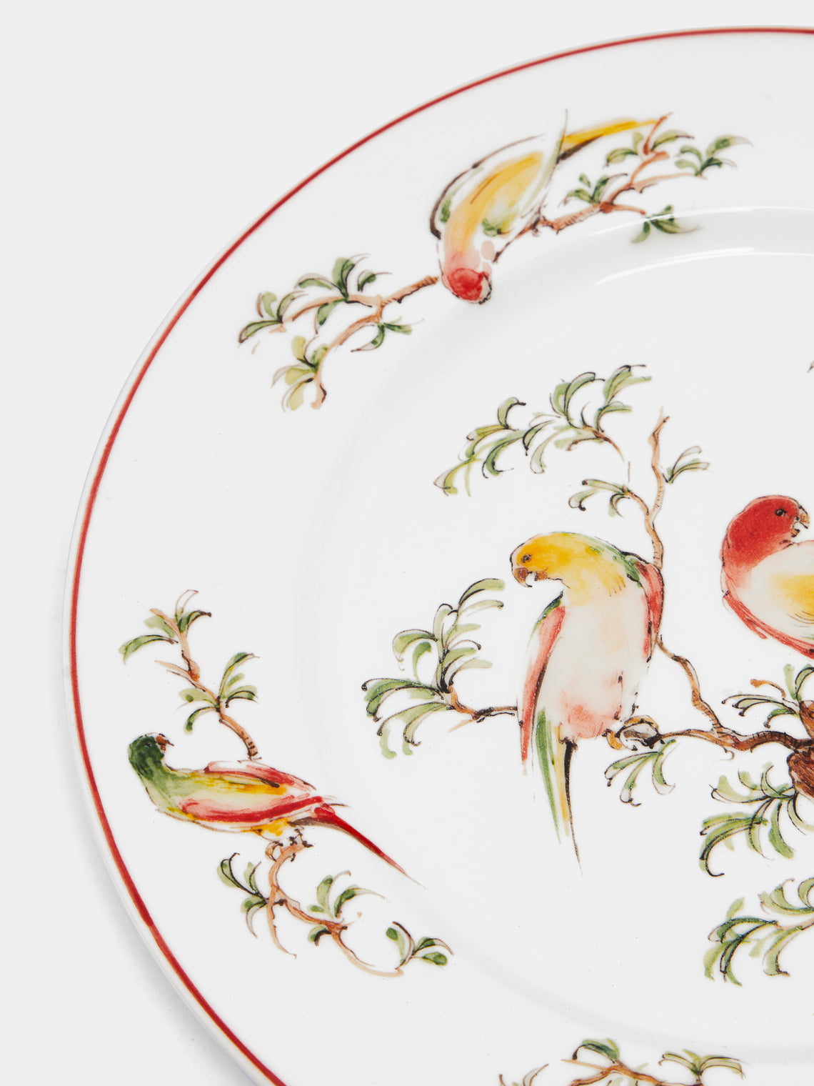 Laboratorio Paravicini - Pappagallini Ceramic Dinner Plates (Set of 4) -  - ABASK