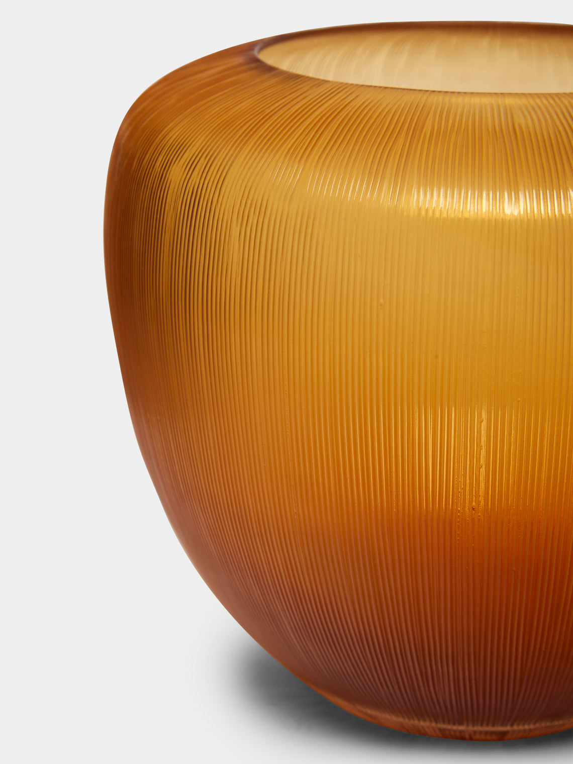 Micheluzzi Glass - Goccia Miele Hand-Blown Murano Glass Vase -  - ABASK