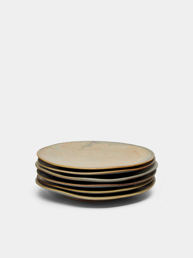 Mervyn Gers Ceramics - Hand-Glazed Ceramic Side Plates (Set of 6) -  - ABASK