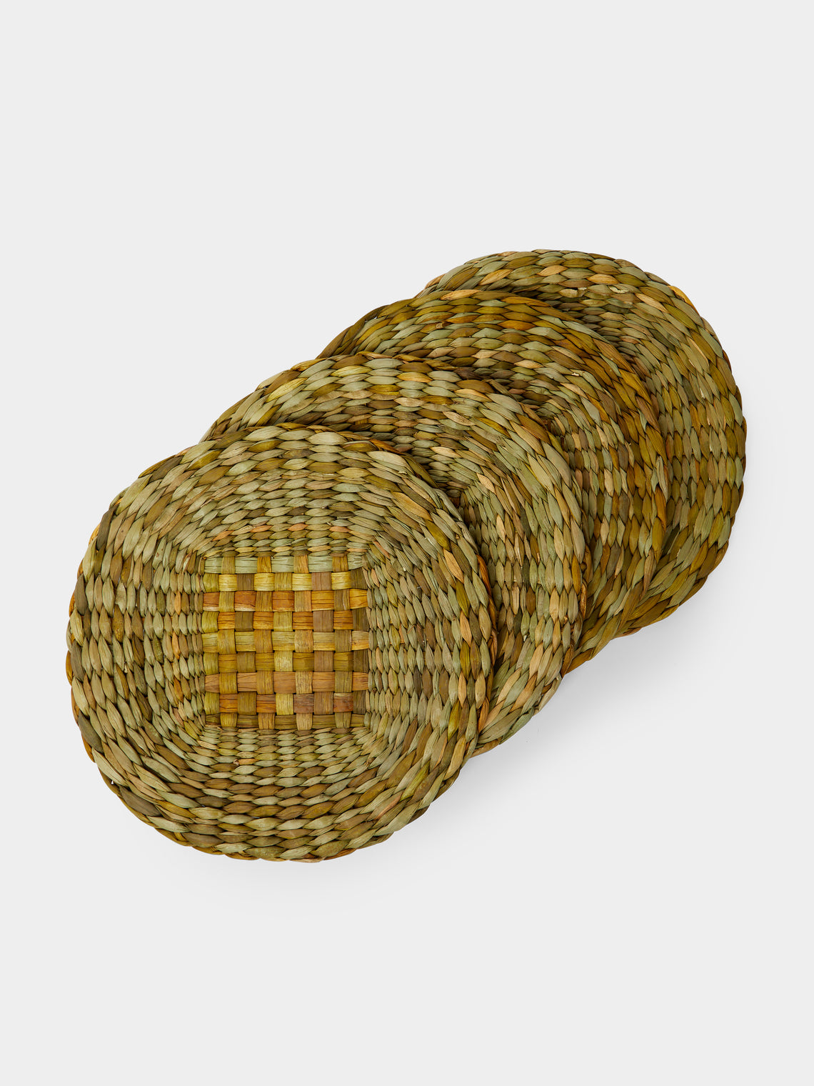 Rush Matters - Handwoven Rush Large Placemats (Set of 4) -  - ABASK