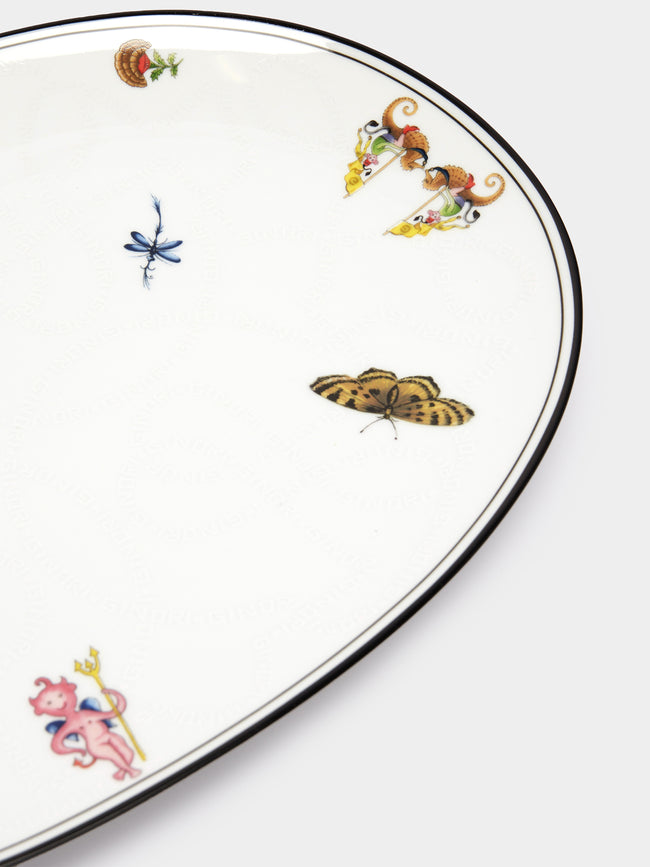 Ginori 1735 - Arcadia Porcelain Oval Platter -  - ABASK