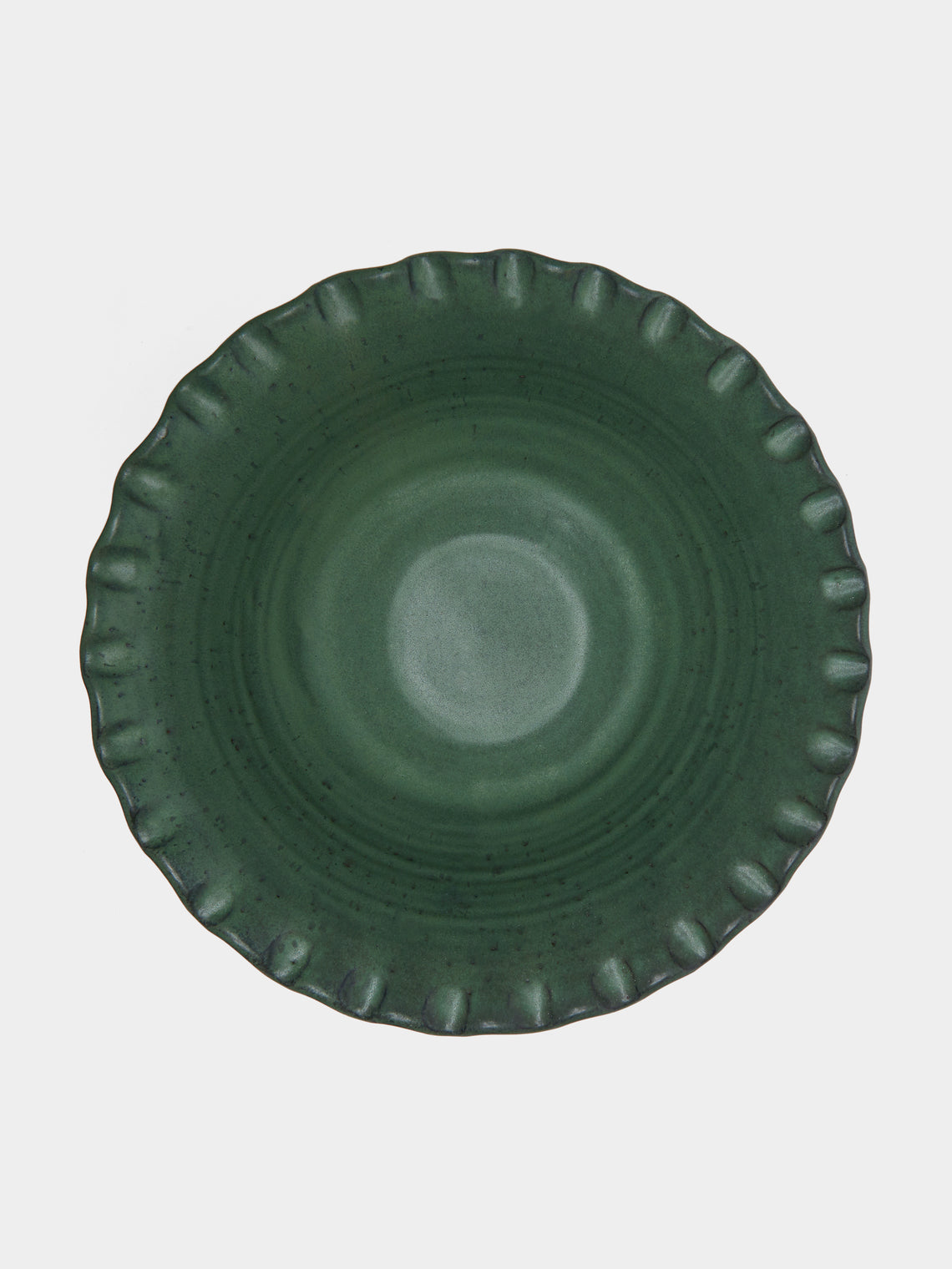 Perla Valtierra - Hand-Glazed Ceramic Large Serving Bowl -  - ABASK