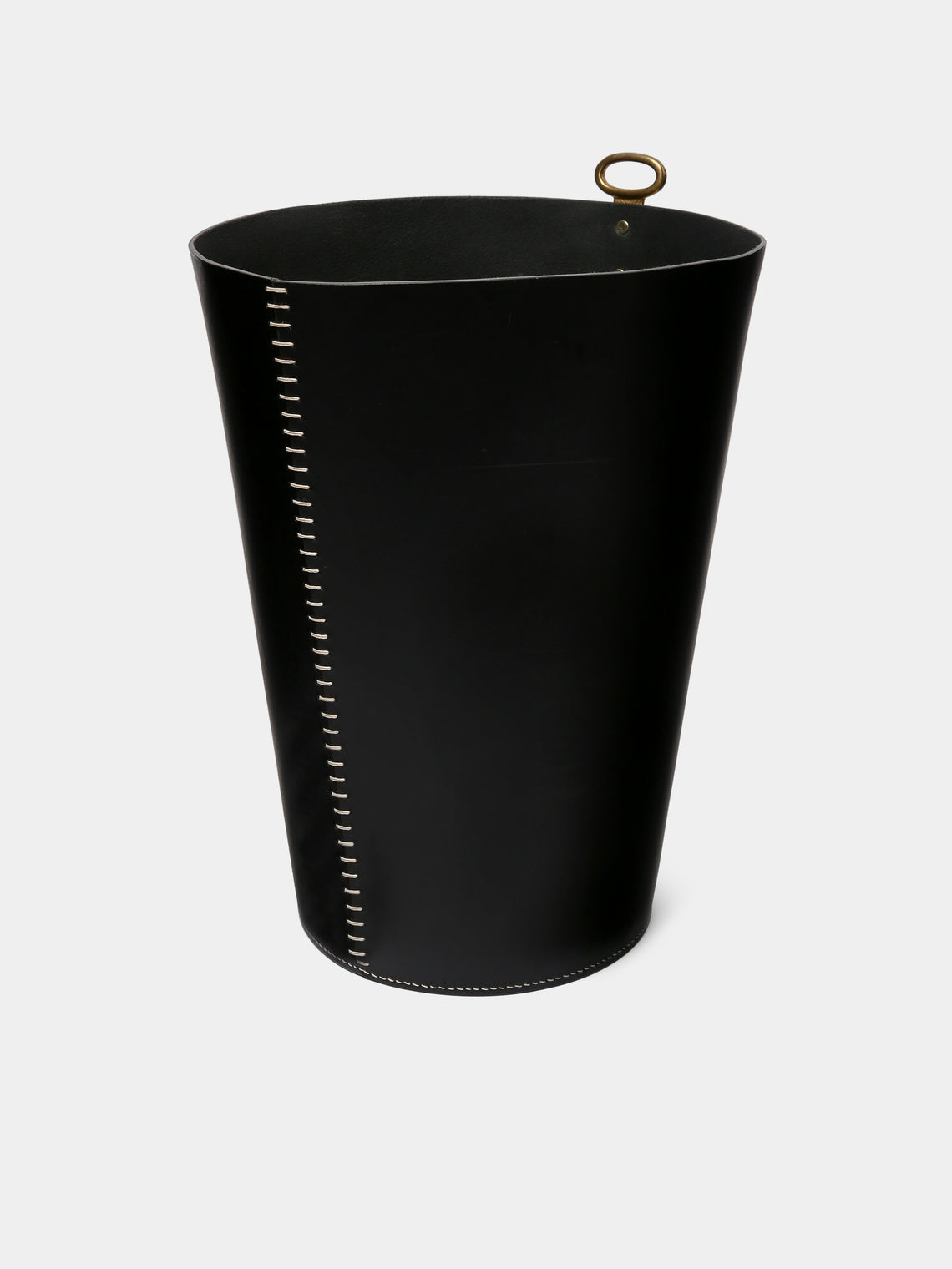 Otis Ingrams - Eyelet Leather Wastepaper Bin -  - ABASK - 