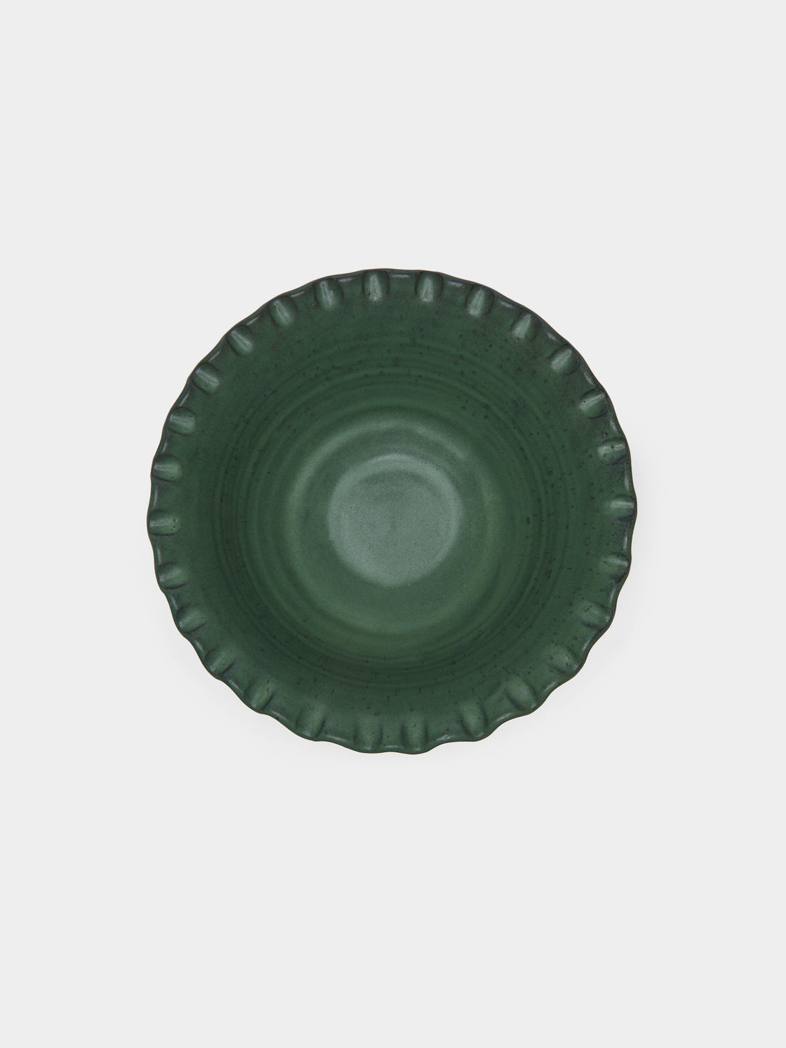 Perla Valtierra - Hand-Glazed Ceramic Small Serving Bowl -  - ABASK