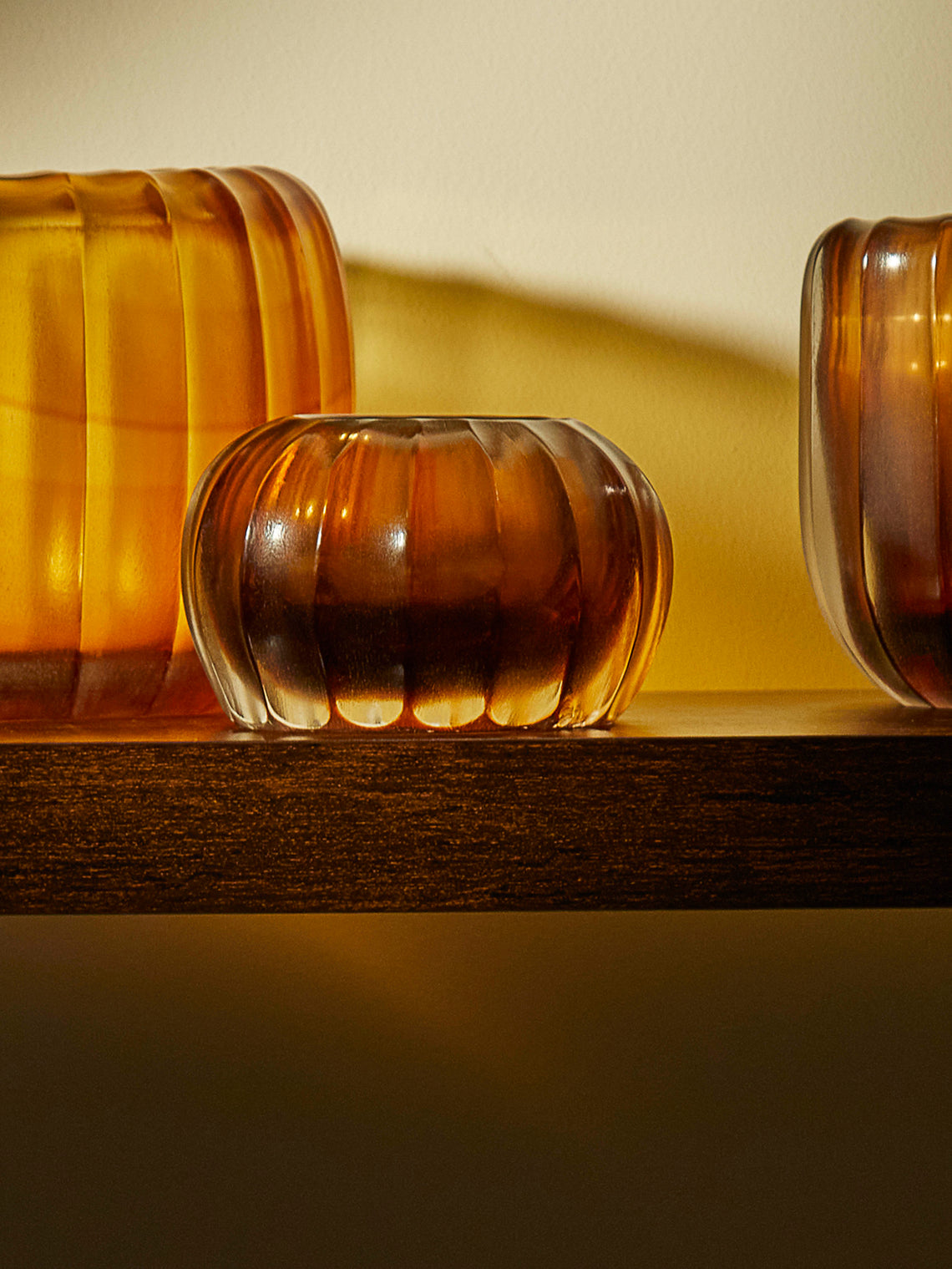 Micheluzzi Glass - Bocia Miele Hand-Blown Murano Glass Vase -  - ABASK