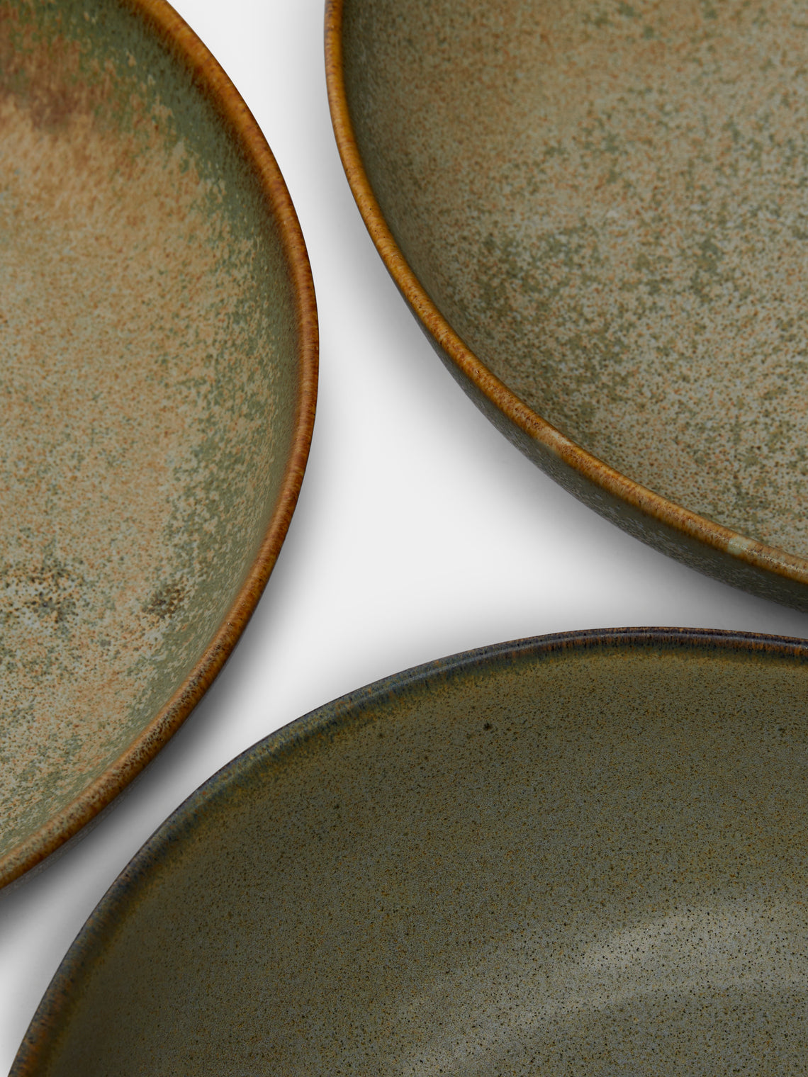 Mervyn Gers Ceramics - Hand-Glazed Ceramic Large Breakfast Bowls (Set of 6) -  - ABASK