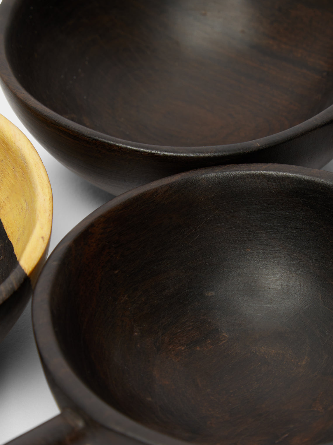 Qäsa Qäsa Carvers - Hand-Carved Blackwood Snack Bowls (Set of 3) -  - ABASK