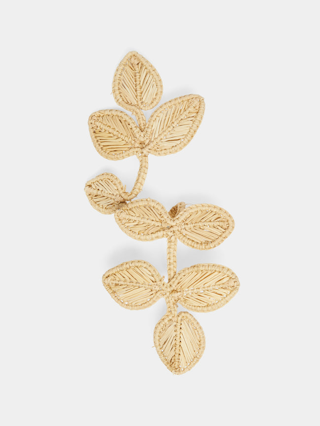 Artesanías del Atlántico - Handwoven Stromanthe Palm Napkin Rings (Set of 4) -  - ABASK - 