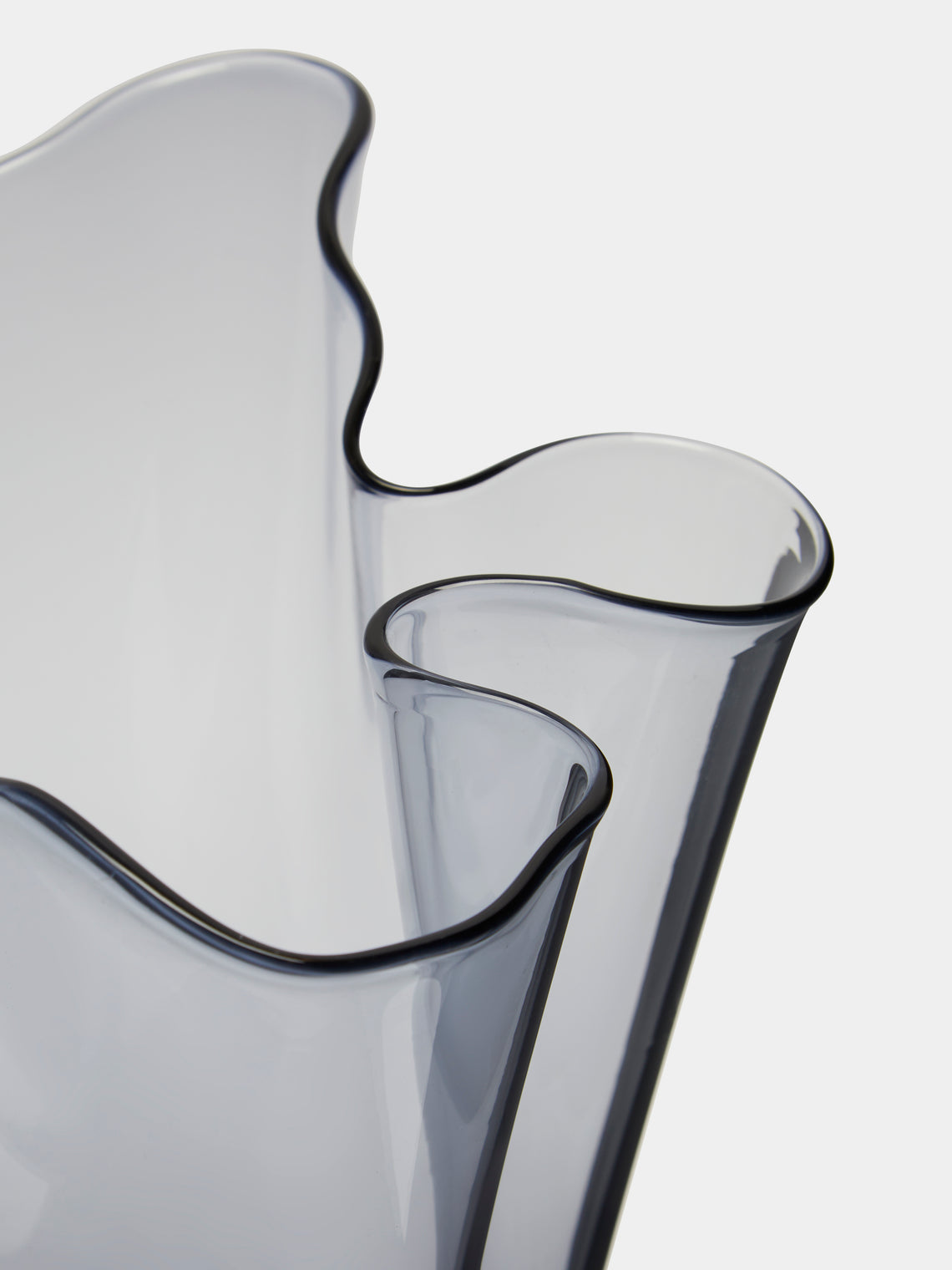 Venini - Fazzoletto Hand-Blown Murano Glass Large Vase -  - ABASK