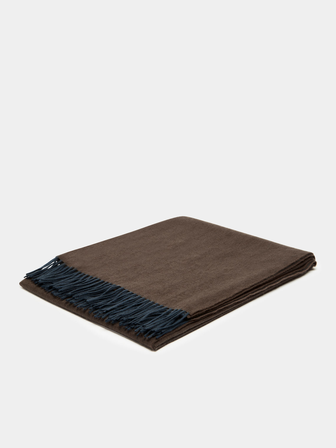 Begg x Co - Arran Cashmere Reversible Blanket -  - ABASK