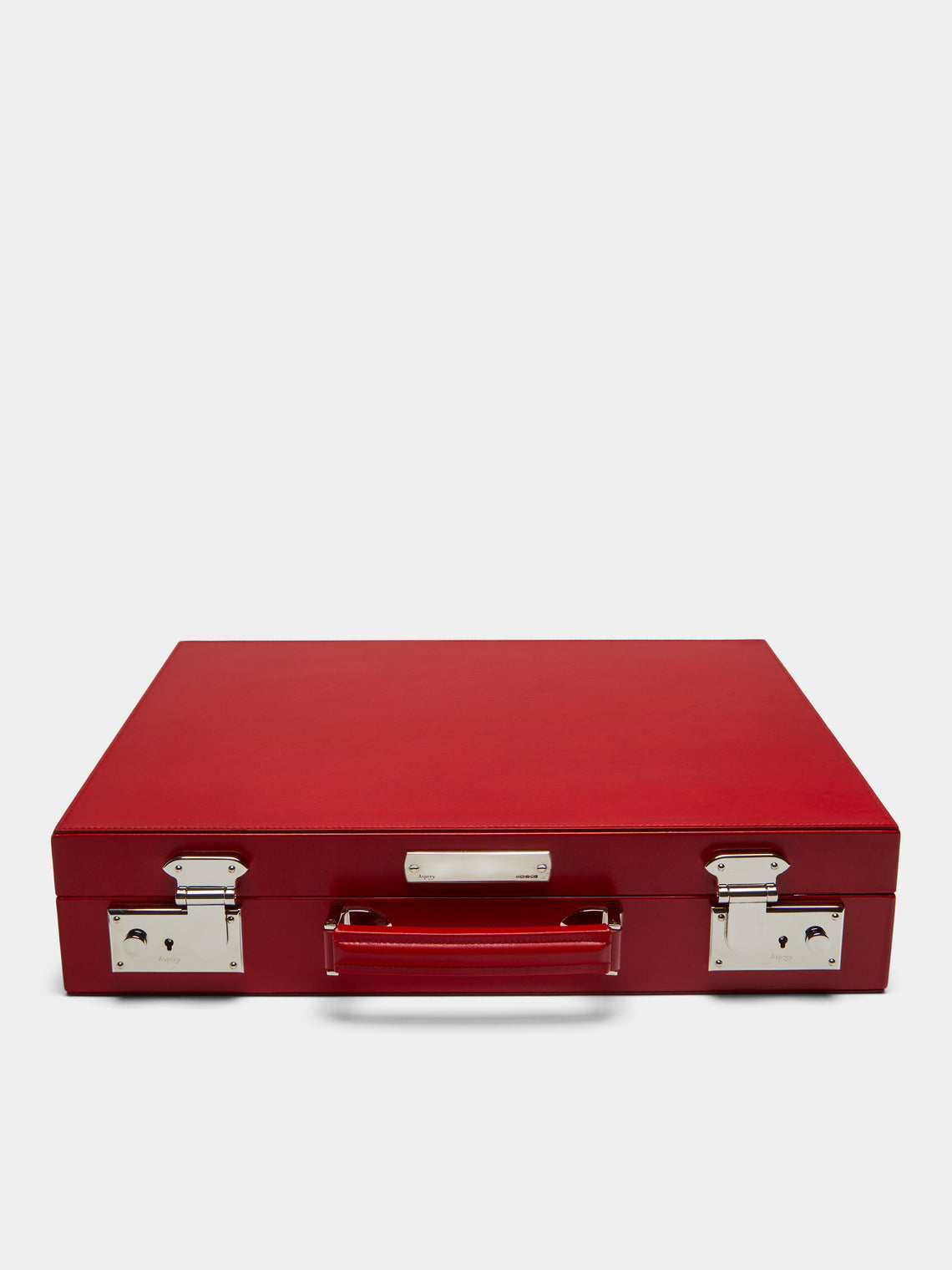 Asprey - Hanover Saddle Hide Chess Set -  - ABASK