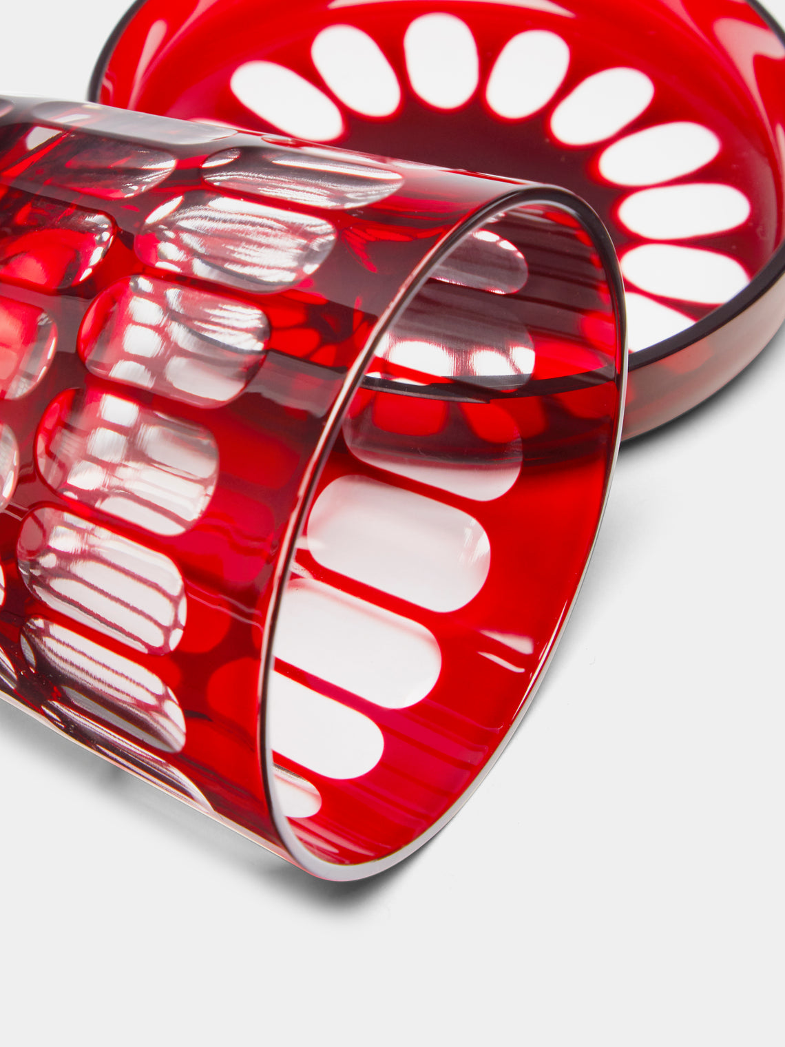 Hirota Glass - Edo Kiroko Hand-Cut Lidded Glass -  - ABASK