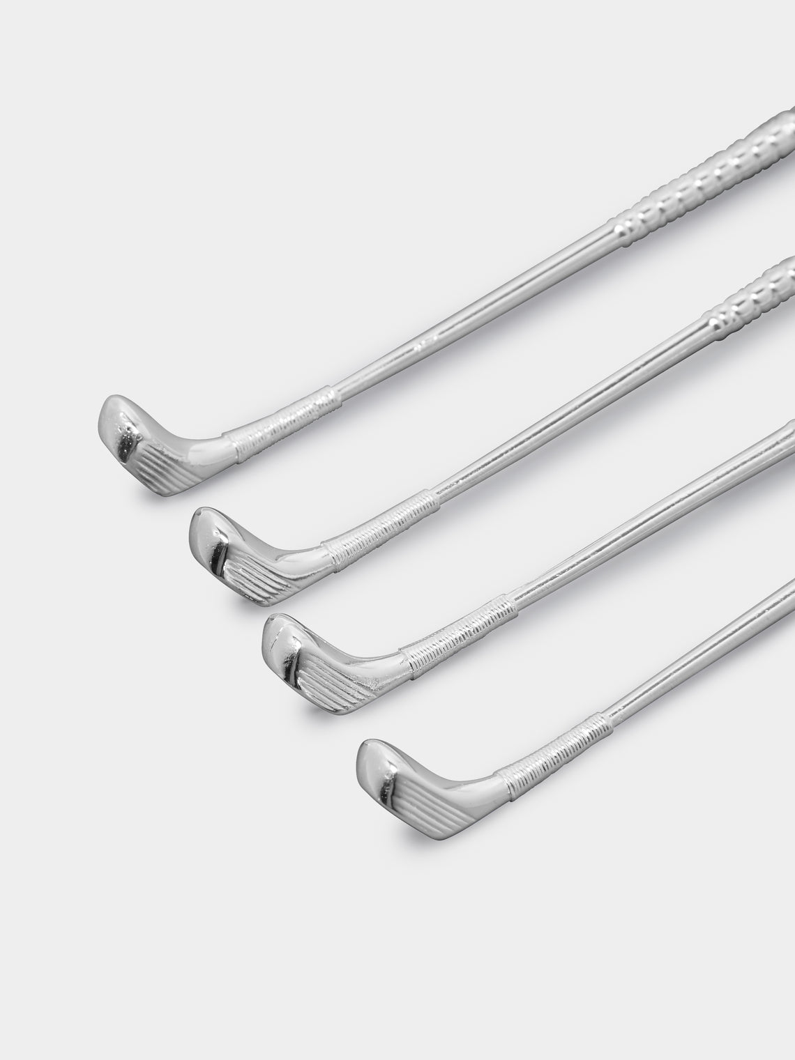 Jarosinski & Vaugoin - Golf Sterling Silver Cocktail Picks (Set of 4) -  - ABASK