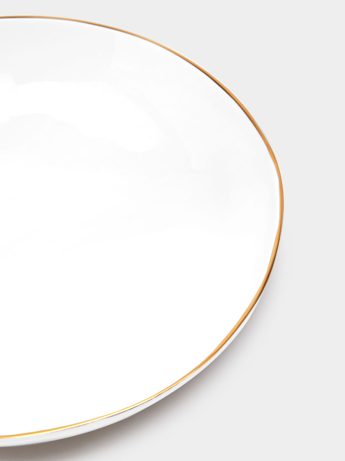 Feldspar - Hand-Painted 24ct Gold and Bone China Pasta Bowls (Set of 4) -  - ABASK