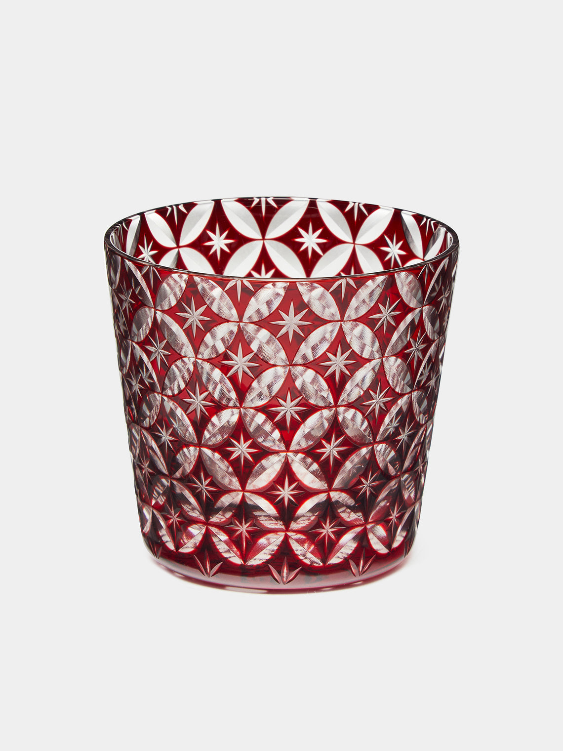 Hirota Glass - Edo Kiroko Hand-Cut Lidded Glass -  - ABASK