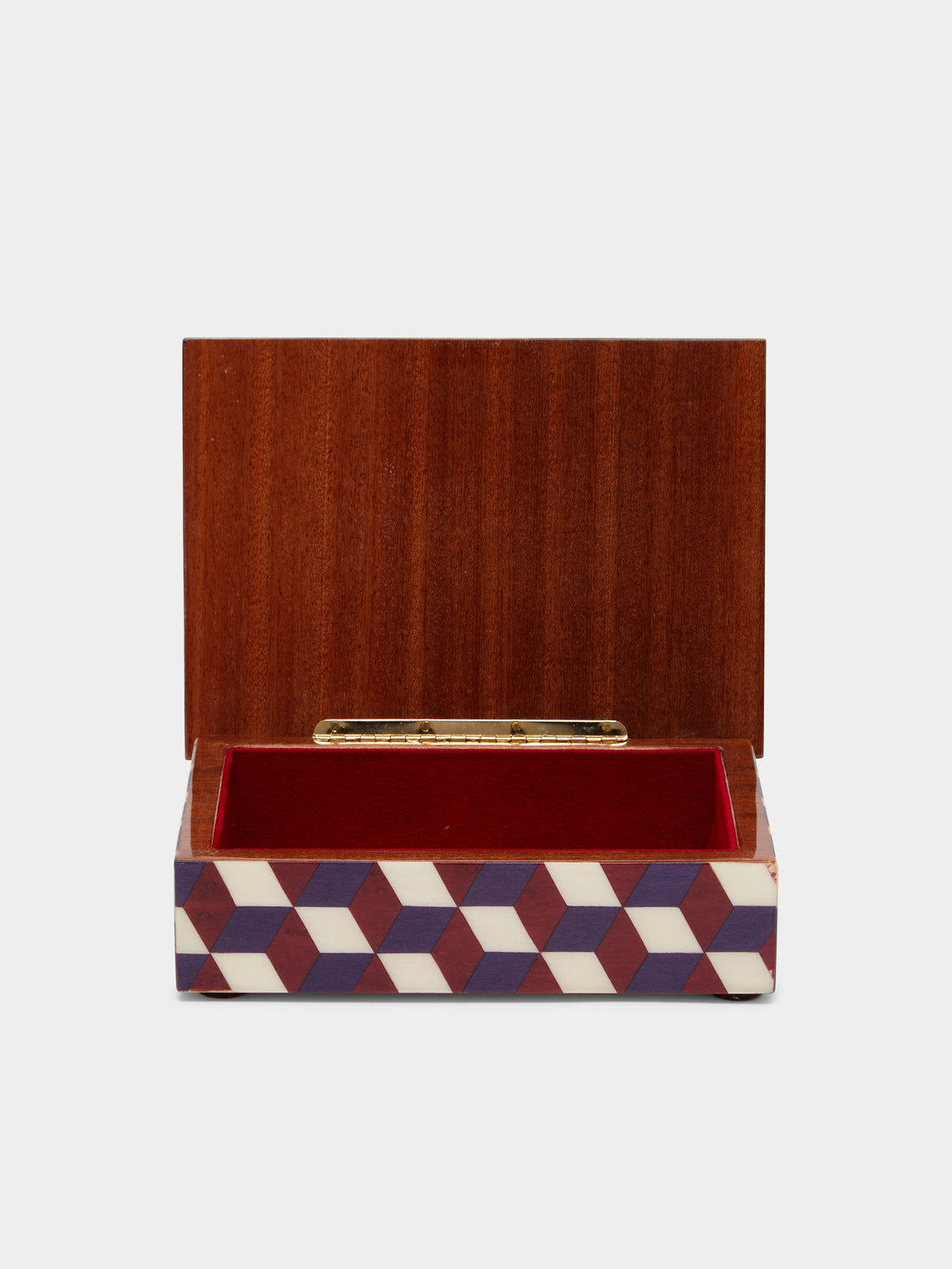 Biagio Barile - Geometric Wood Inlay Box -  - ABASK