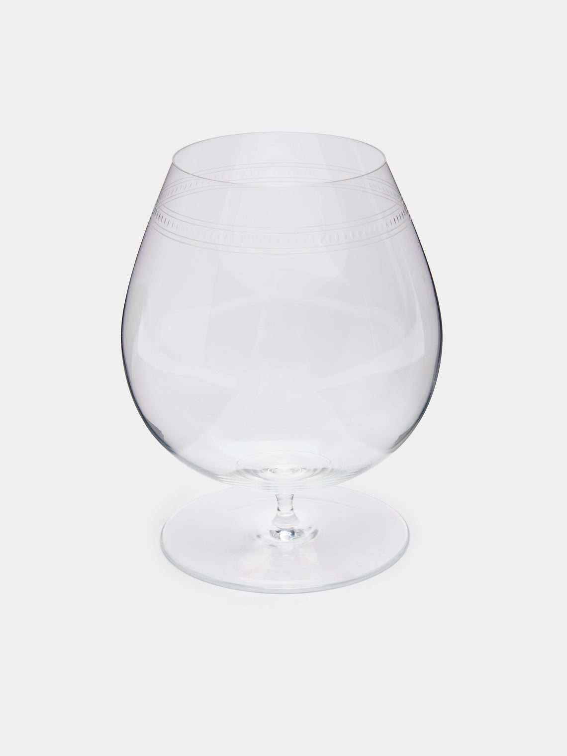 Lobmeyr - Pearlboarder Hand-Blown Crystal Brandy Glass -  - ABASK - 