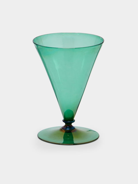 Antique and Vintage - 1930s Murano Lustre Large Wine Glass (Set of 10) -  - ABASK - 