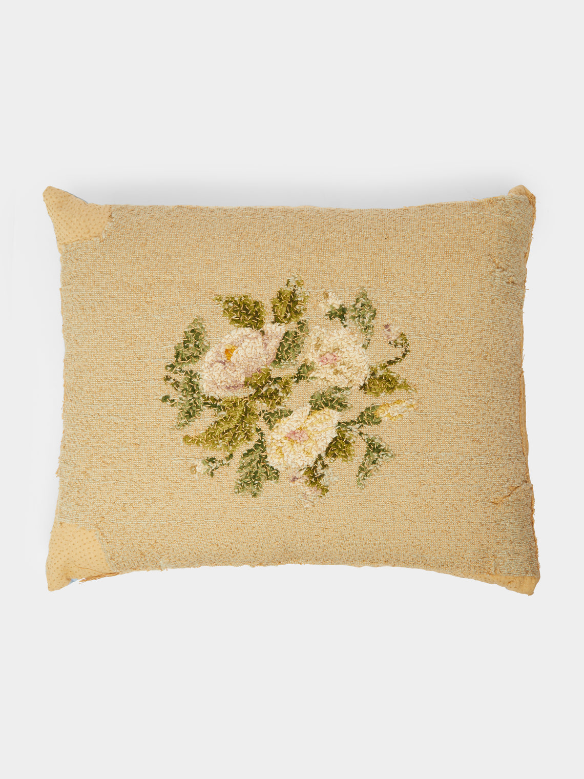 By Walid - 19th-Century Needlepoint Wool Cushion -  - ABASK - 