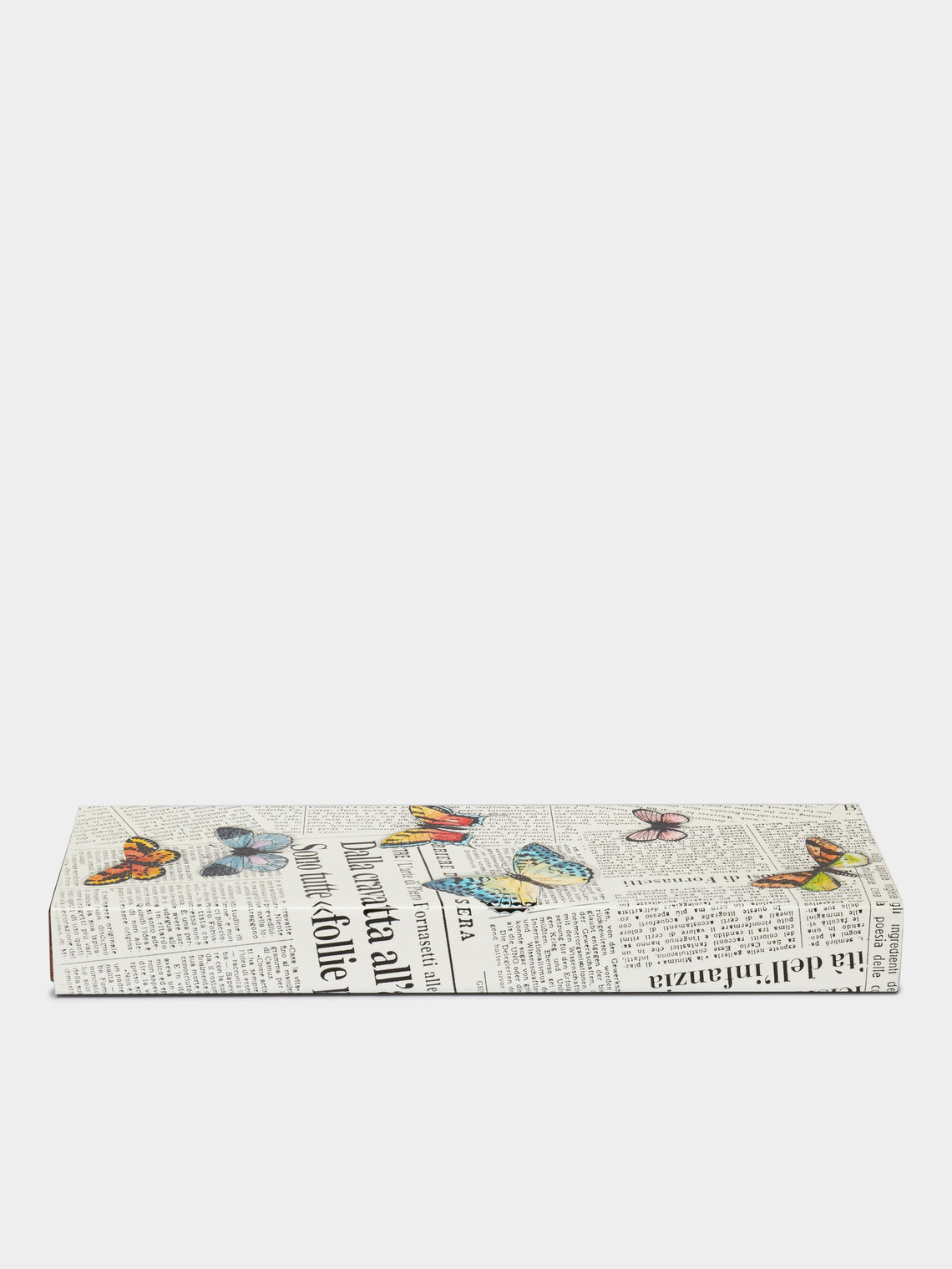 Fornasetti - Ultime Notizie Iron and Wood Box - White - ABASK - 