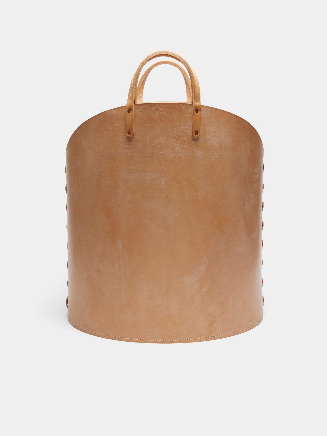Otis Ingrams - Leather Log Basket -  - ABASK