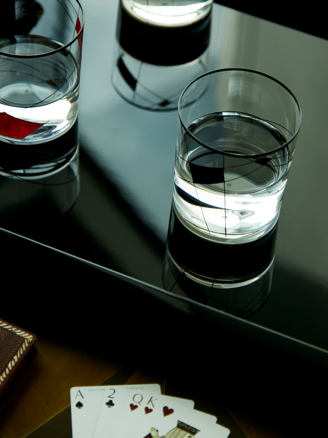 Neo Enamel Hand-Painted Crystal Tumbler