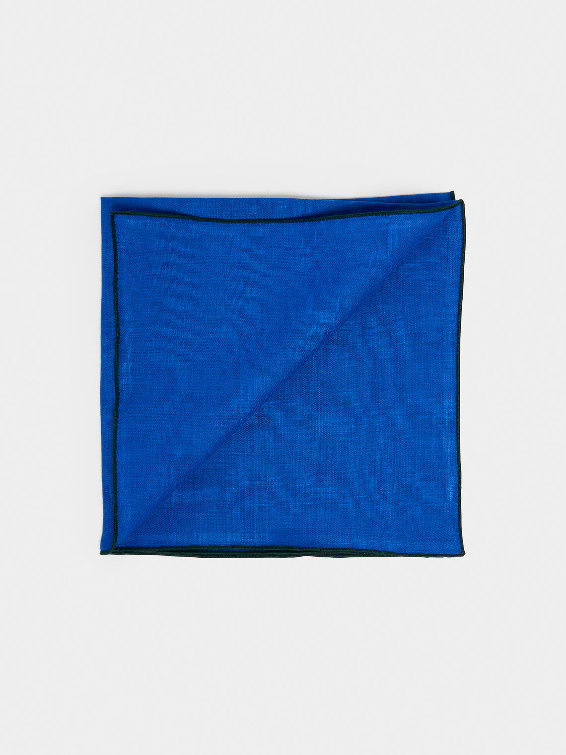 Madre Linen - Hand-Dyed Linen Contrast-Edge Napkins (Set of 4) -  - ABASK
