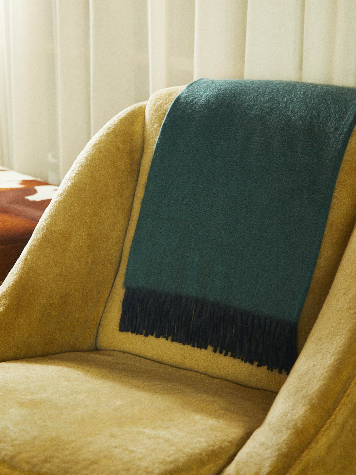 Begg x Co - Arran Cashmere Reversible Blanket -  - ABASK